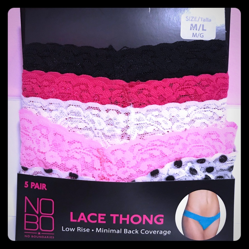 Lace thongs